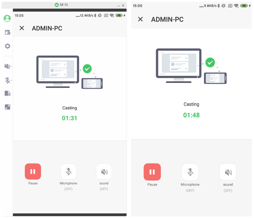 while using airdroid for pc no devices are showing up