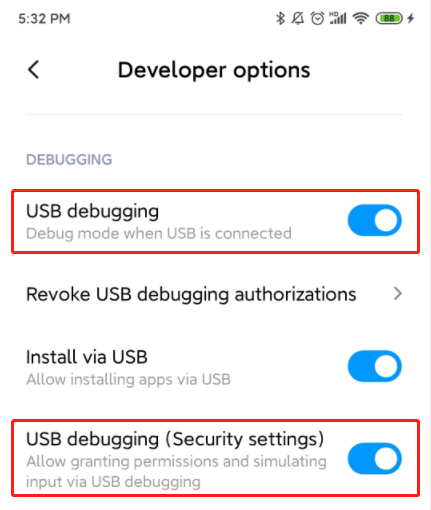 How to run Non-Root setup to remote control Android Phone with 