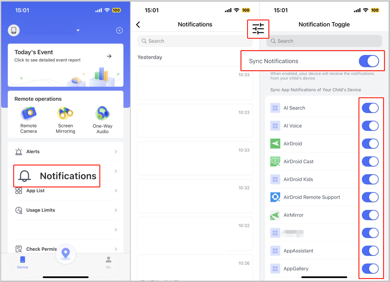 en-Come disabilitare le notifiche per un'applicazione specifica in AirDroid Parental Control.png