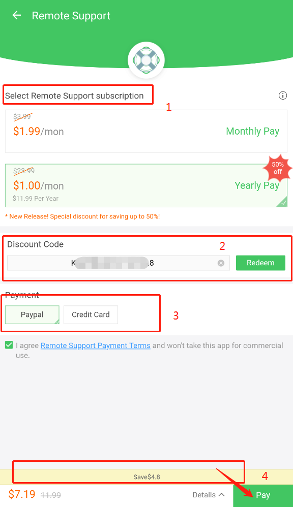 How to apply a coupon/promotional code · Spirit Support