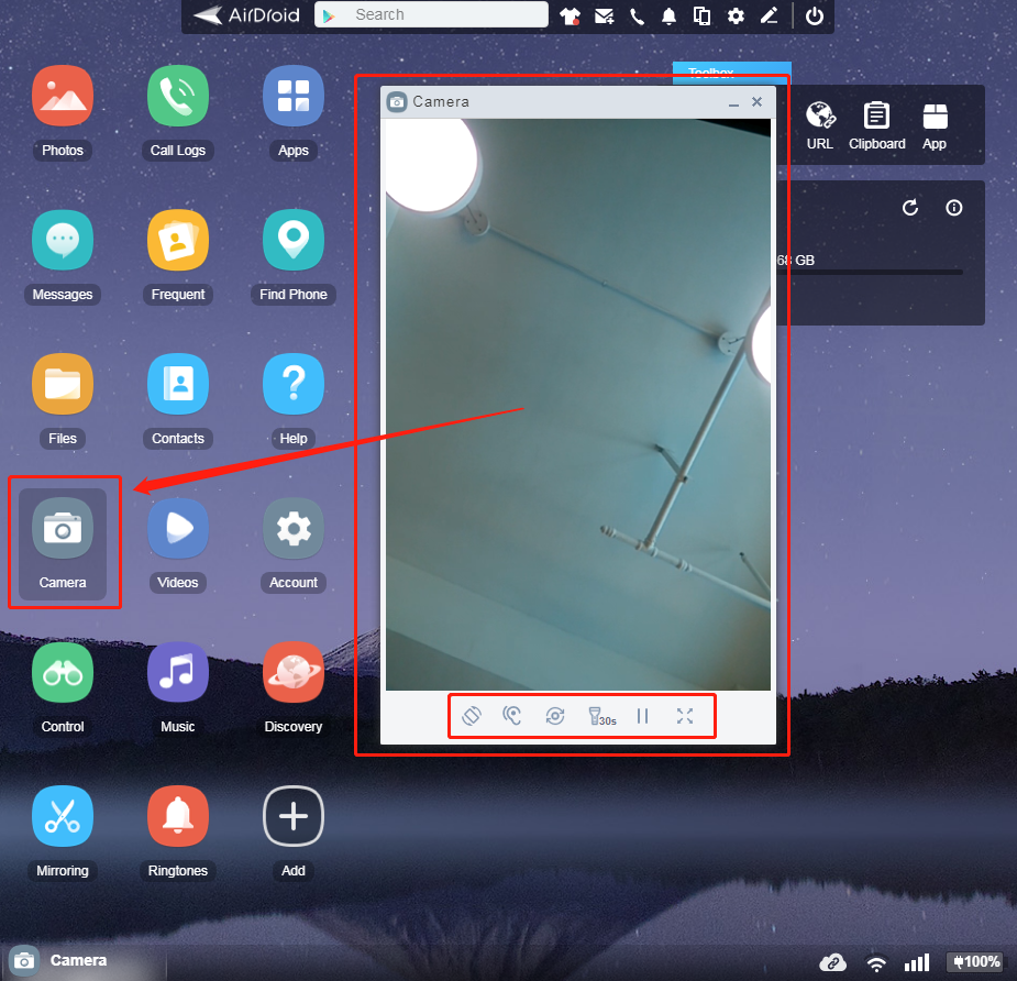 download photos from phone using airdroid desktop