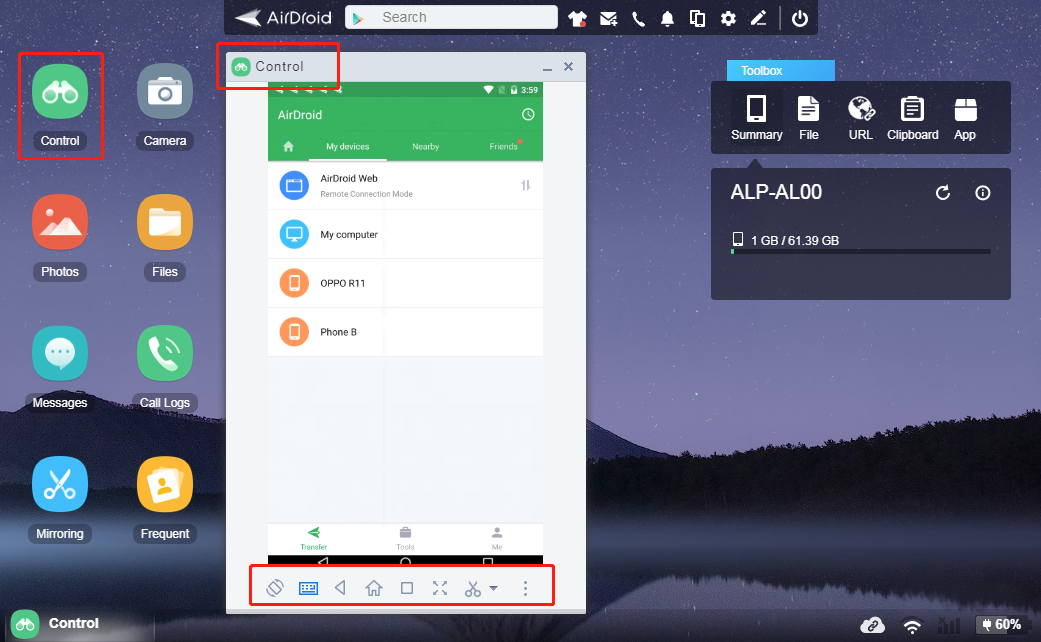 add device airdroid