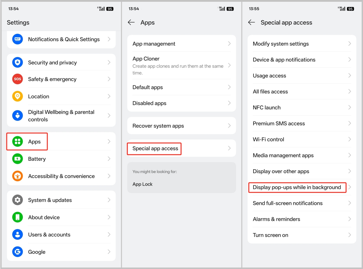 fr-2-Pourquoi ne puis-je pas accorder l'autorisation d'autoriser les pop-ups en arrière-plan sur l'appareil OPPO.jpg