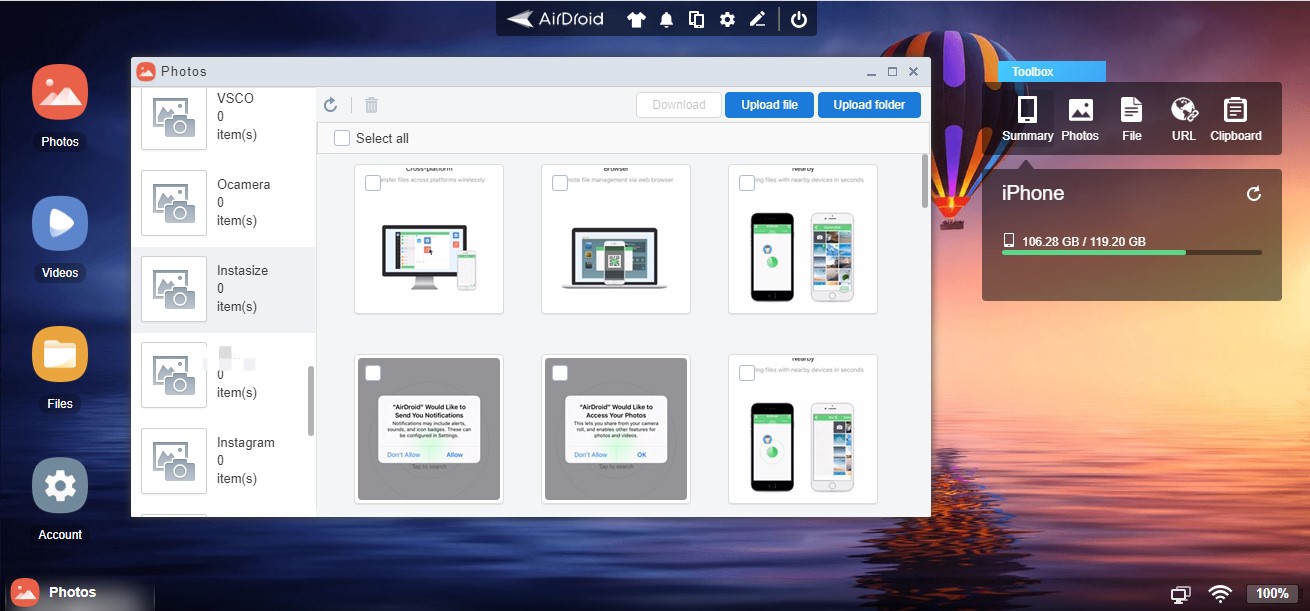 How To Transfer Photos And Videos From Pc To Iphone Airdroid Support Center