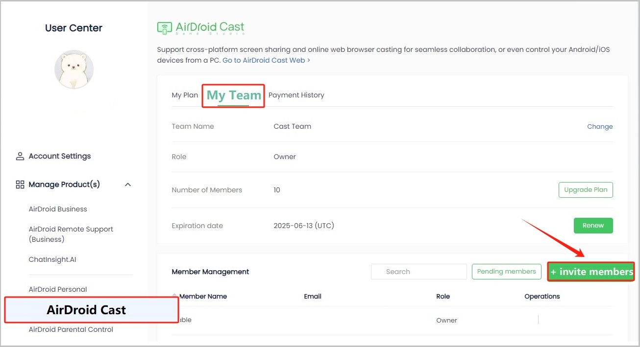 en-How to Inviate members in AirDroid Cast Team.jpg
