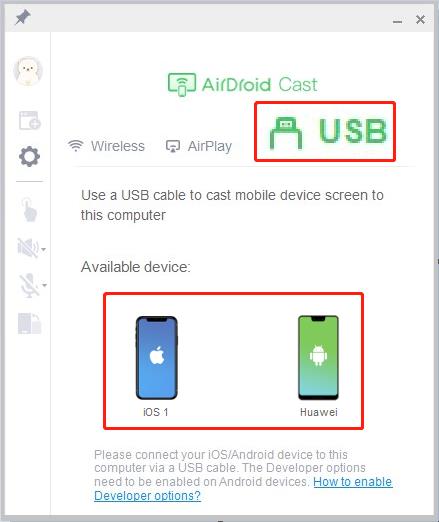 batteri Vi ses i morgen Tag væk How to mirror iOS and Android screens to a PC via USB Cable? – AirDroid  Support Center